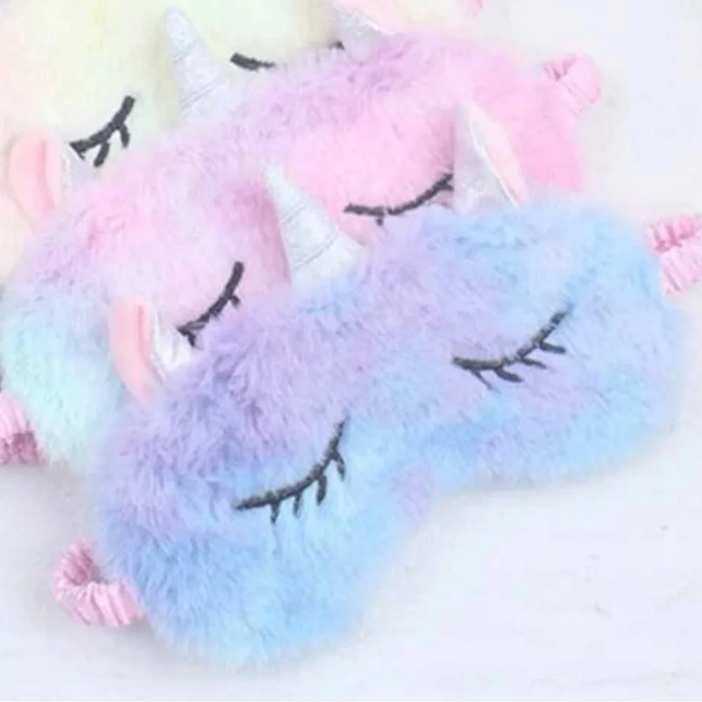 Unicorn Fluffy Eye Sleep Mask